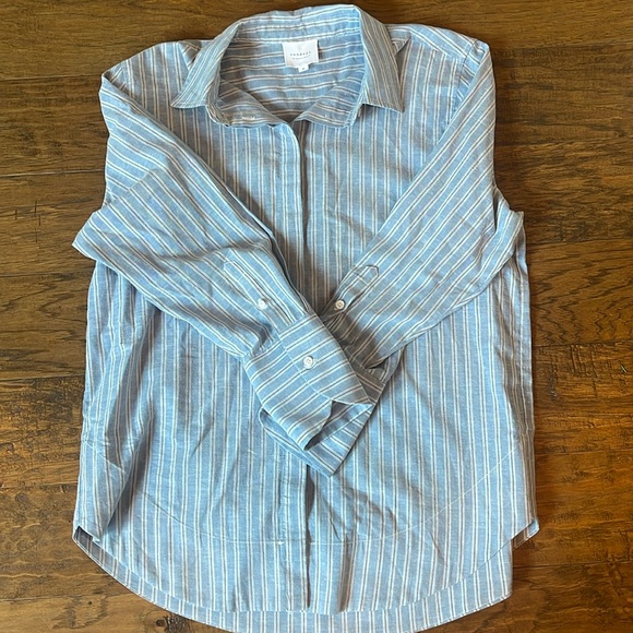 Sundays by We are Sundays Blue Striped Blouse - Picture 2 of 4